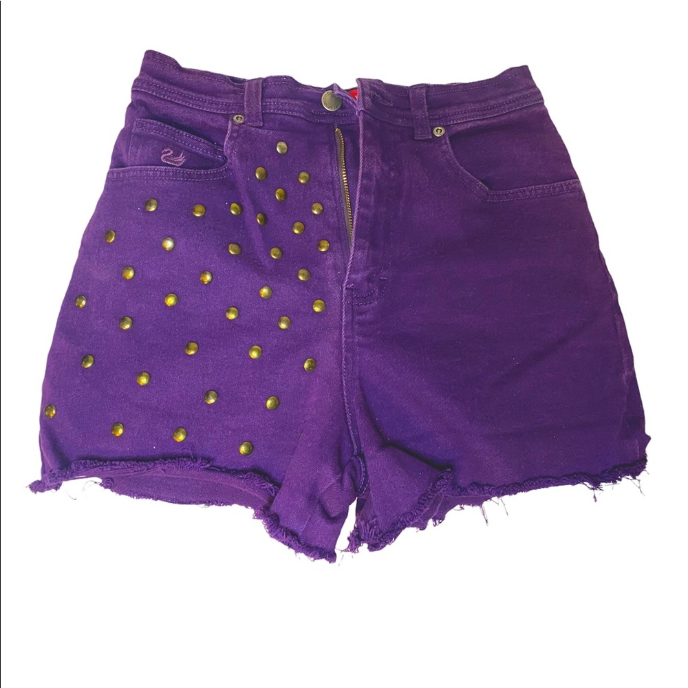 Custom Vintage High Waist denim shorts